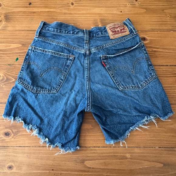 Levi's Pants - Stylish‎ Blue Denim Cut-Off Women Jeans